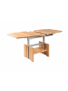 58 aufm Kessel COUCHTISCH höhenverstellbar und ausziehbar Cindy 120x54x70 Kernbuche