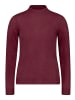 Betty Barclay Kaschmir-Pullover mit Stehkragen in Maroon Banner