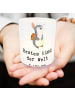 Mr. & Mrs. Panda Glas Windlicht Pinguin Bestes Kind der Welt mit... in Transparent