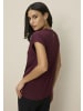 Tamaris Kurzarmshirt in bordeaux