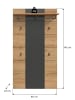ebuy24 Wandgarderobe Canu Eiche 141 x 29 cm