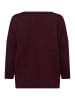 SAINT TROPEZ Strickpullover A2561, Casual fit in Winetasting Melange