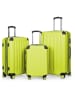 Hauptstadtkoffer Spree - Koffer-Set 3 Trolley Hartschale Koffer Gepäckset, TSA, 4 Rollen (S, M & L) in Farn