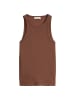 Marc O'Polo MOP Club '67   Tank Top, Rib in Mid Brown