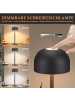 ZMH Tischleuchte LED in schwarz Touch Dimmbar Tragbare Kabellos