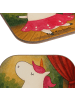 Mr. & Mrs. Panda Tassen Untersetzer Einhorn Ballerina Design ohn... in Weiß