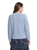 Betty Barclay Strickpullover mit Stehkragen in Blue Fog Melange