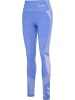 Hummel Hummel Leggings Hmlmt Yoga Damen Feuchtigkeitsabsorbierenden Nahtlosen in MARINA/LAVENDER