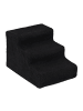 relaxdays Hundetreppe in Schwarz - (B)35x (H)30 x (T)45 cm