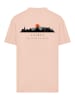 F4NT4STIC Heavy Oversize T-Shirt Oversize Escape Discover the World Asian Town in amber