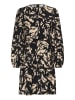 Kaffe Kleid KAulla Tight fit in Black Gray Graphic