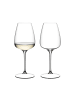 RIEDEL Glas 2er Set Weißwein / Champagnerglas / Spritz Drink Grape in 550 ml in transparent