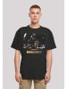 F4NT4STIC Heavy Oversize T-Shirt Star Wars The Mandalorian Child On Board in schwarz
