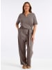 sheego Jumpsuit in dunkeltaupe