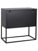 ebuy24 Sideboard News Schwarz 82 x 40 cm