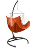 AMANKA XL Outdoor Hängesessel Key Largo mit  Gestell in Terracotta