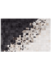 Beliani Patchwork KEMAH in Schwarz/Weiß - (W) 140 x (H) 0.6 x (L) 200 cm