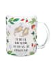 Mr. & Mrs. Panda Glas Otter Glühweinstand mit Spruch in Transparent