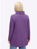 sheego Langarm-Shirt in lila-meliert