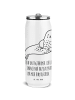 Mr. & Mrs. Panda Getränkedosen Trinkflasche Robbe Lachen mit Spruch in Weiß