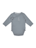 Sterntaler Set Bodys 2er-Pack DINO Rexi in blaugrau