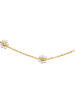 Steel_Art Perlenkette Frauen Flacc goldfarben in goldfarben