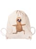 Mr. & Mrs. Panda Tasche Faultier Yoga ohne Spruch in Creme