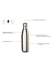 Echtwerk Trinkflasche "Shiny" 750 ml in Silber