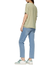 QS T-Shirt kurzarm in Grün