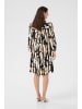 CULTURE Kleid CUashley Feminine in Grey/Offwhite Graphic