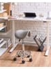 Beliani Drehhocker DUMONT in Beige/Silber - (W) 38 x (H) 53 x (L) 38 cm