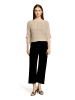 Betty Barclay Strickpullover kurzarm in Grau Beige