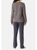 Schiesser Schlafanzug Comfort Essentials in Graphit