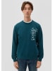 s.Oliver Sweatshirt in 69D1_dunkles türkis