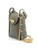 Florence Florence Umhängetasche Leder grau ca. 13cm