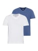 Kangaroos T-Shirt in blau / weiß