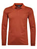 Ragman Poloshirt Langarm in Terra