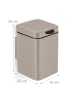 relaxdays Kosmetikeimer in Beige - 3 Liter