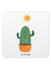 Mr. & Mrs. Panda Untersetzer Kaktus Sonne ohne Spruch in Weiß