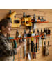 relaxdays 12-tlg. Wandhaken Garage-Set in Schwarz/ Orange - (B)18 x (H)8 x (T)23 cm