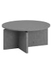 KADIMA DESIGN Couchtisch 70x70x33 cm Sofatisch in Beton-Optik Modern, Design in Grau