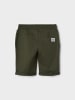 name it Shorts 2er-Set elastischer Bund in Schwarz-Grün
