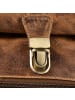 Greenburry Vintage Umhängetasche Leder 27 cm braun
