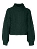 Vero Moda Strickpullover in Scarab