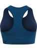 Hummel Hummel Bra Hmlte Training Damen Atmungsaktiv Feuchtigkeitsabsorbierenden Nahtlosen in INSIGNIA BLUE MELANGE