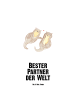 Mr. & Mrs. Panda Trinkflasche Edelstahl Otter Bester Partner der... in Weiß