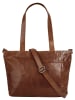SPIKES & SPARROW Shopper echt Leder in cognac