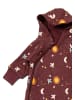 Little Green Radicals Organic Cotton Snug Suit in Brown