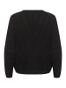 Kaffe Strickpullover KAjolie Loose fit in Black Deep