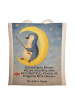 Mr. & Mrs. Panda Tasche Pinguin Mond Design mit Spruch in Weiß